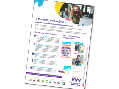 La plateforme lancée par le Groupe vyv, partenaire de la CPME,  "Covid19, à vos côtés" a évolué